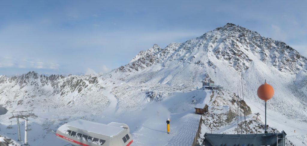 Verbier first snow Mont Gele